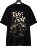 Take a Ride Motorcycle T-Shirt — Biker Graphic Tee