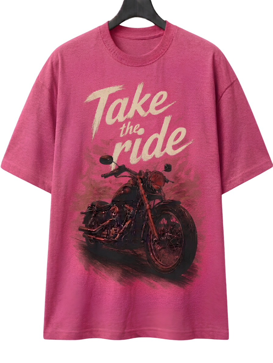 Take a Ride Motorcycle T-Shirt — Biker Graphic Tee