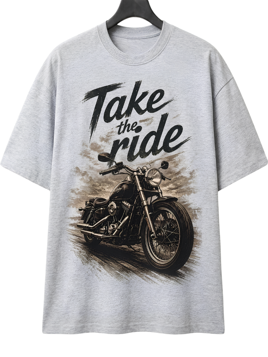 Take a Ride Motorcycle T-Shirt — Biker Graphic Tee