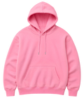 Red Hoodie Graphic Long-Sleeve Hooded Tee