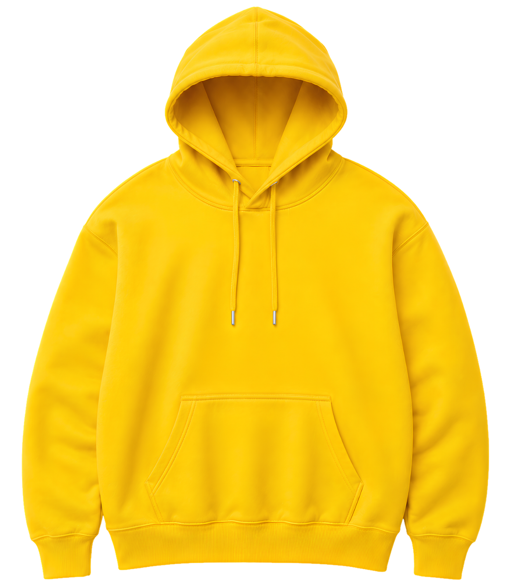 Red Hoodie Graphic Long-Sleeve Hooded Tee