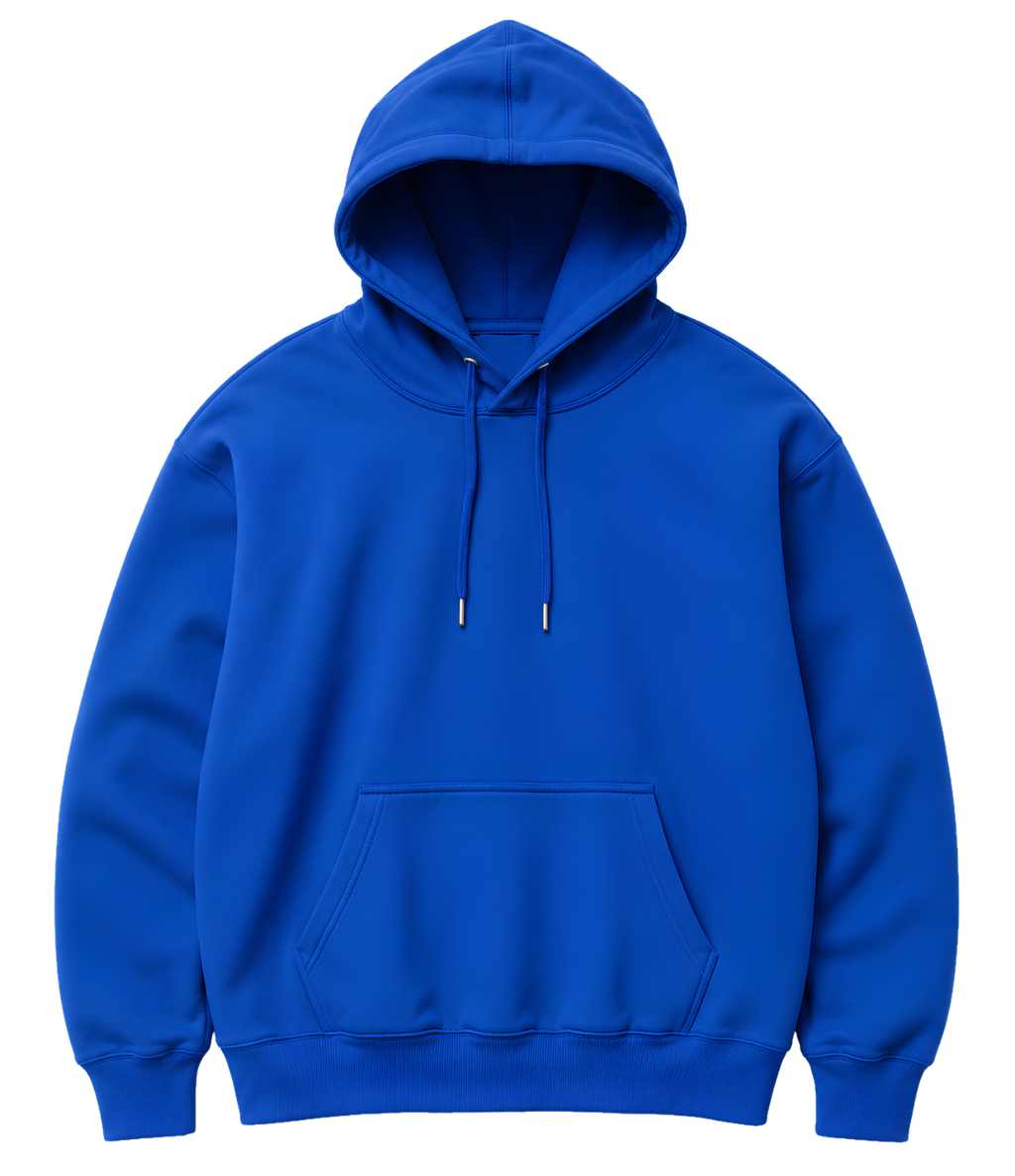 Red Hoodie Graphic Long-Sleeve Hooded Tee