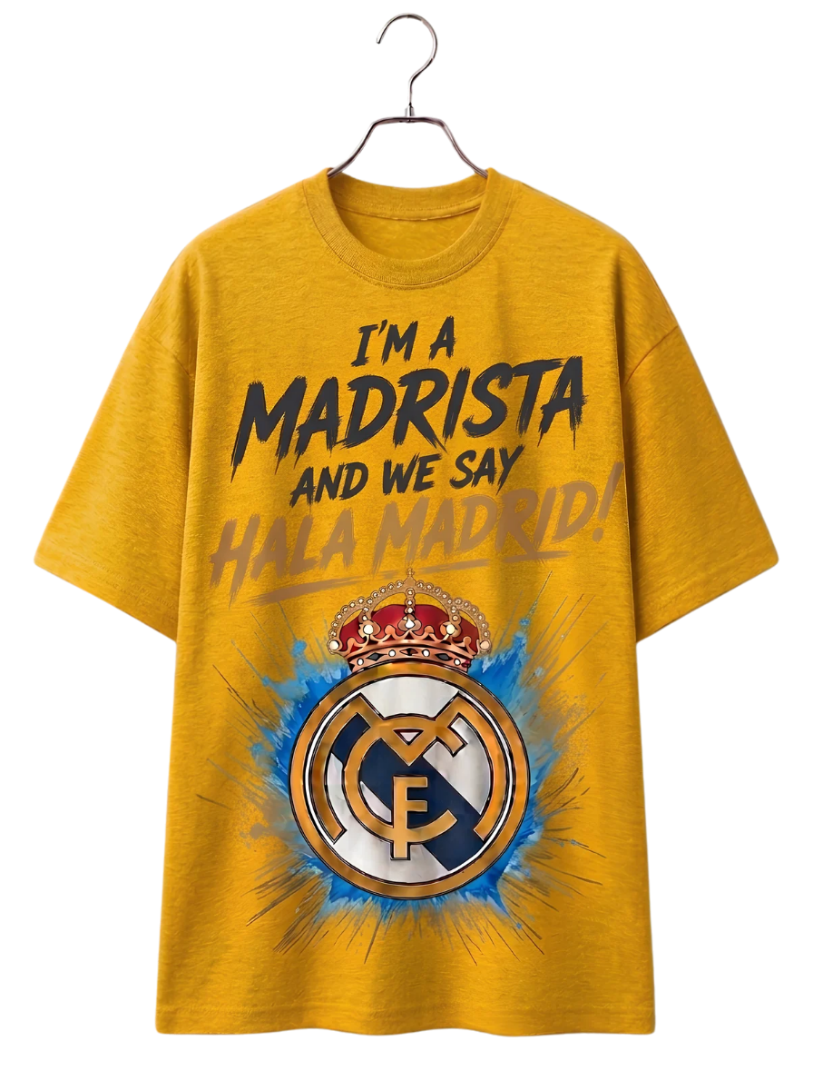 T-Shirt — The Madridista Retro Soccer Graphic Tee