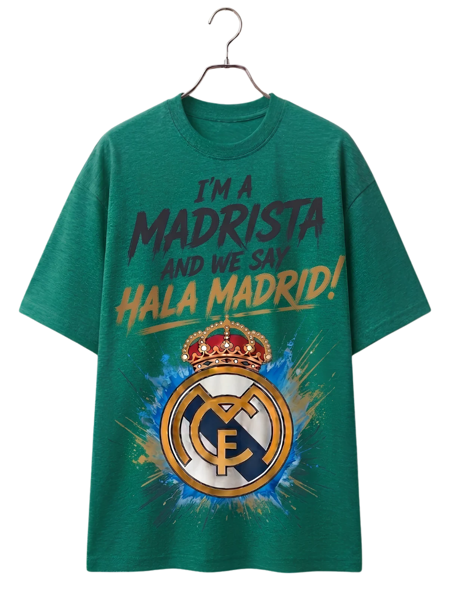 T-Shirt — The Madridista Retro Soccer Graphic Tee