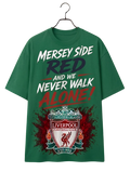Merch-Style Graphic T-Shirt — "Mercy Side Need Never Walk Alone" Fan Tee
