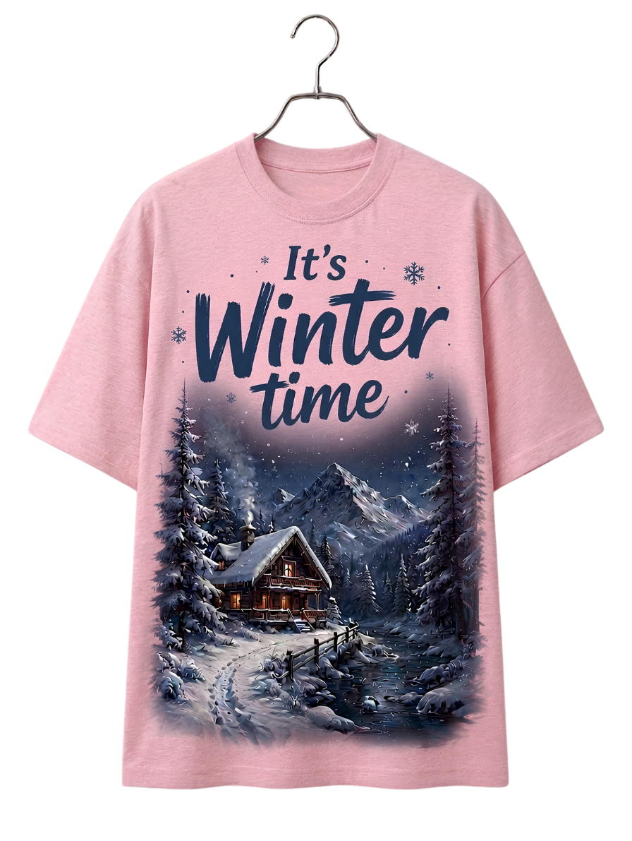 Winter Vibes T‑Shirt — 'Winter Comes' Scenic Tee