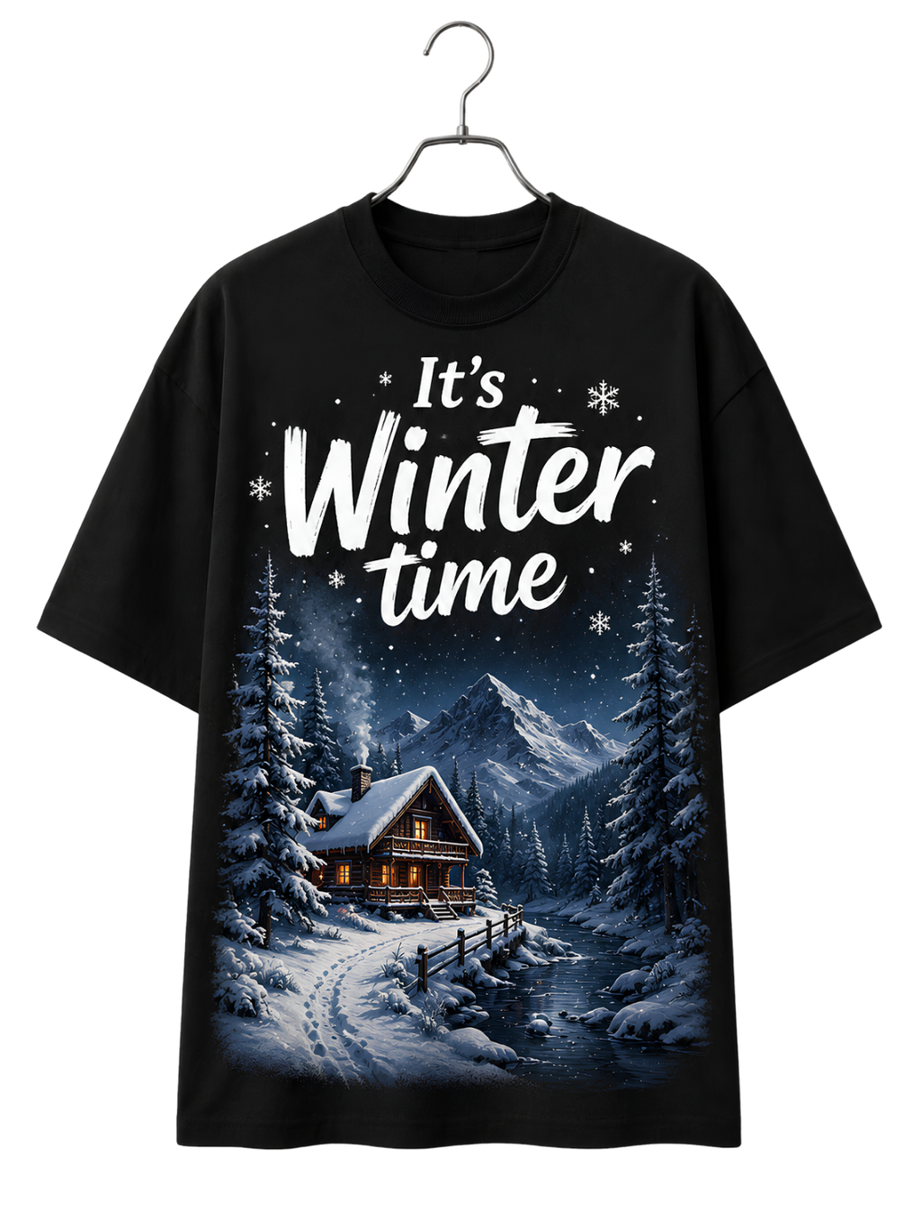 Winter Vibes T‑Shirt — 'Winter Comes' Scenic Tee