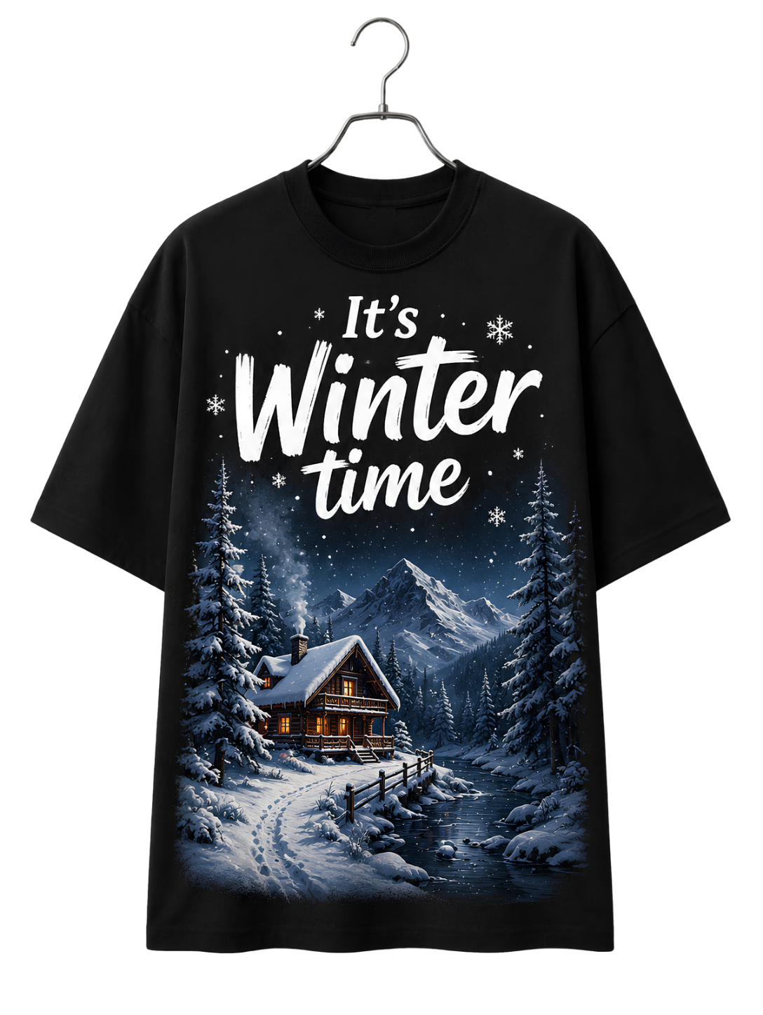 Winter Vibes T‑Shirt — 'Winter Comes' Scenic Tee