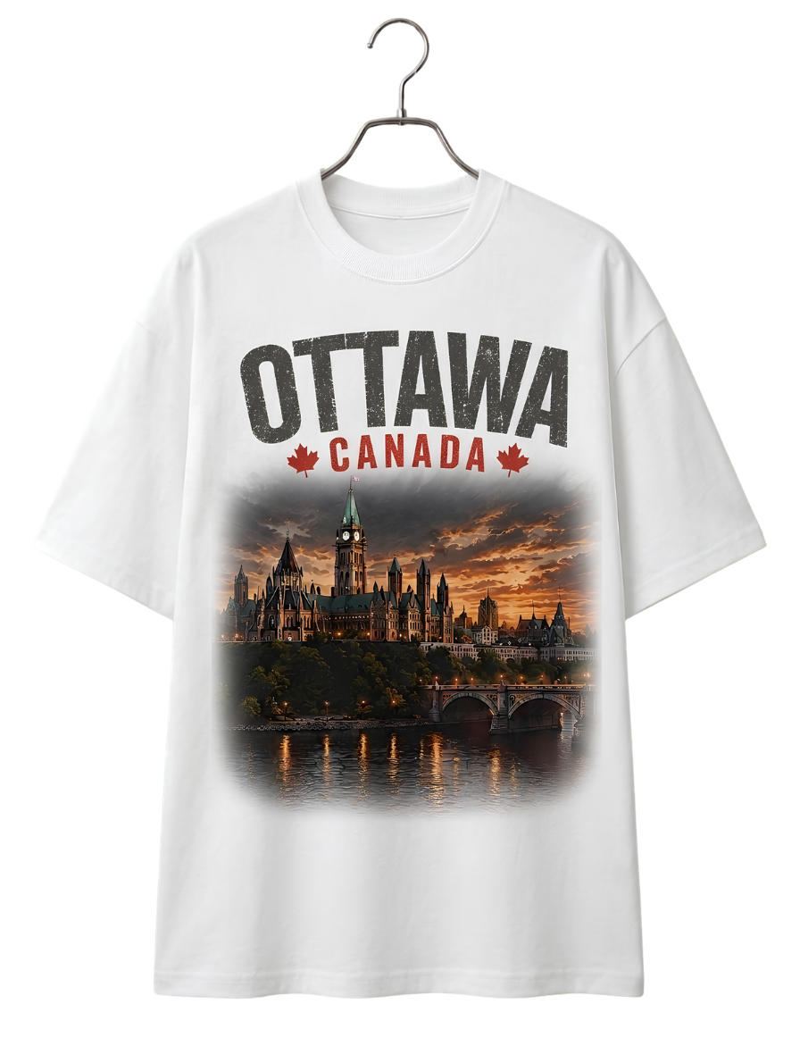 Ottawa Sunset Photo T-Shirt