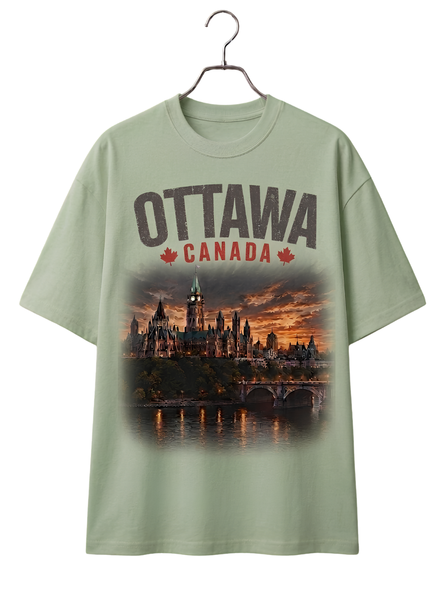 Ottawa Sunset Photo T-Shirt