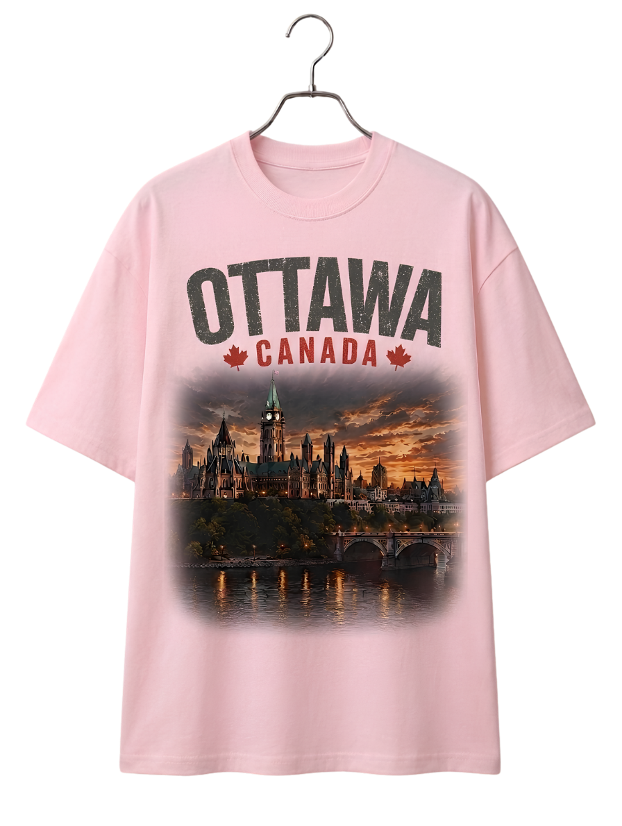 Ottawa Sunset Photo T-Shirt