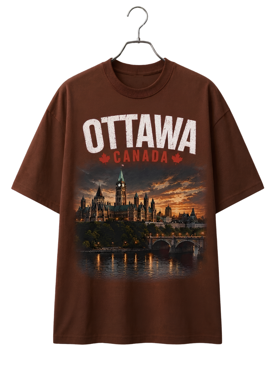 Ottawa Sunset Photo T-Shirt