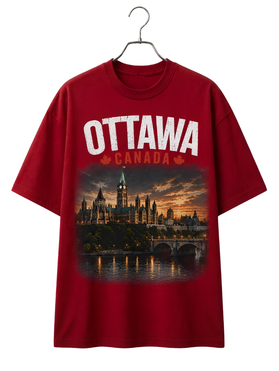 Ottawa Sunset Photo T-Shirt