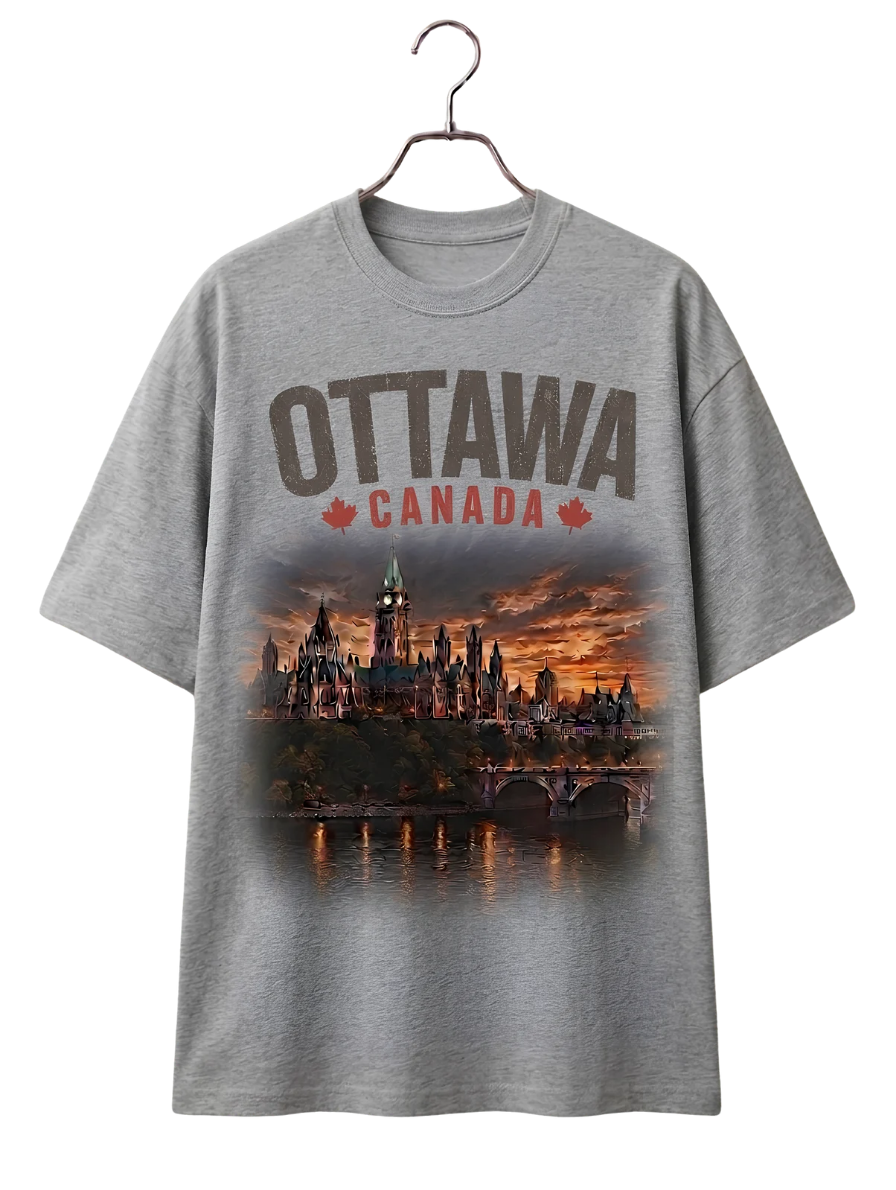 Ottawa Sunset Photo T-Shirt