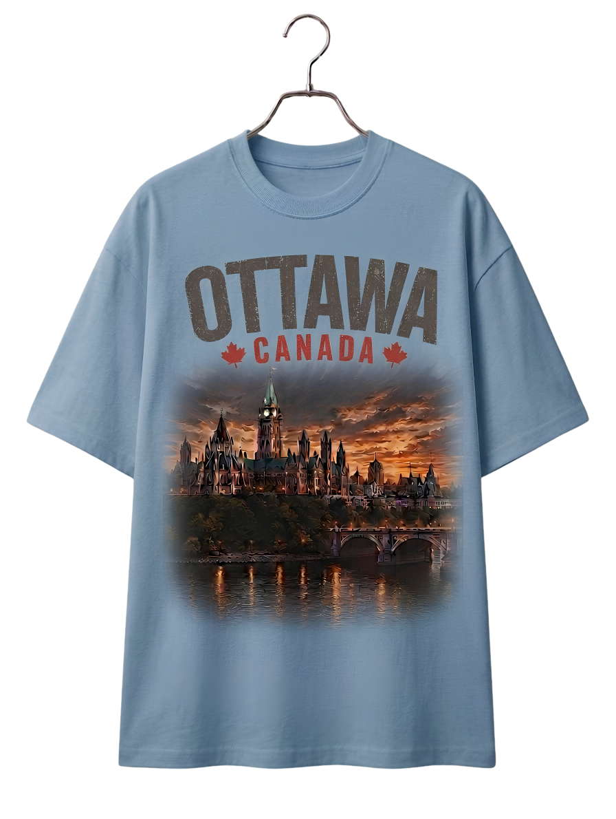 Ottawa Sunset Photo T-Shirt