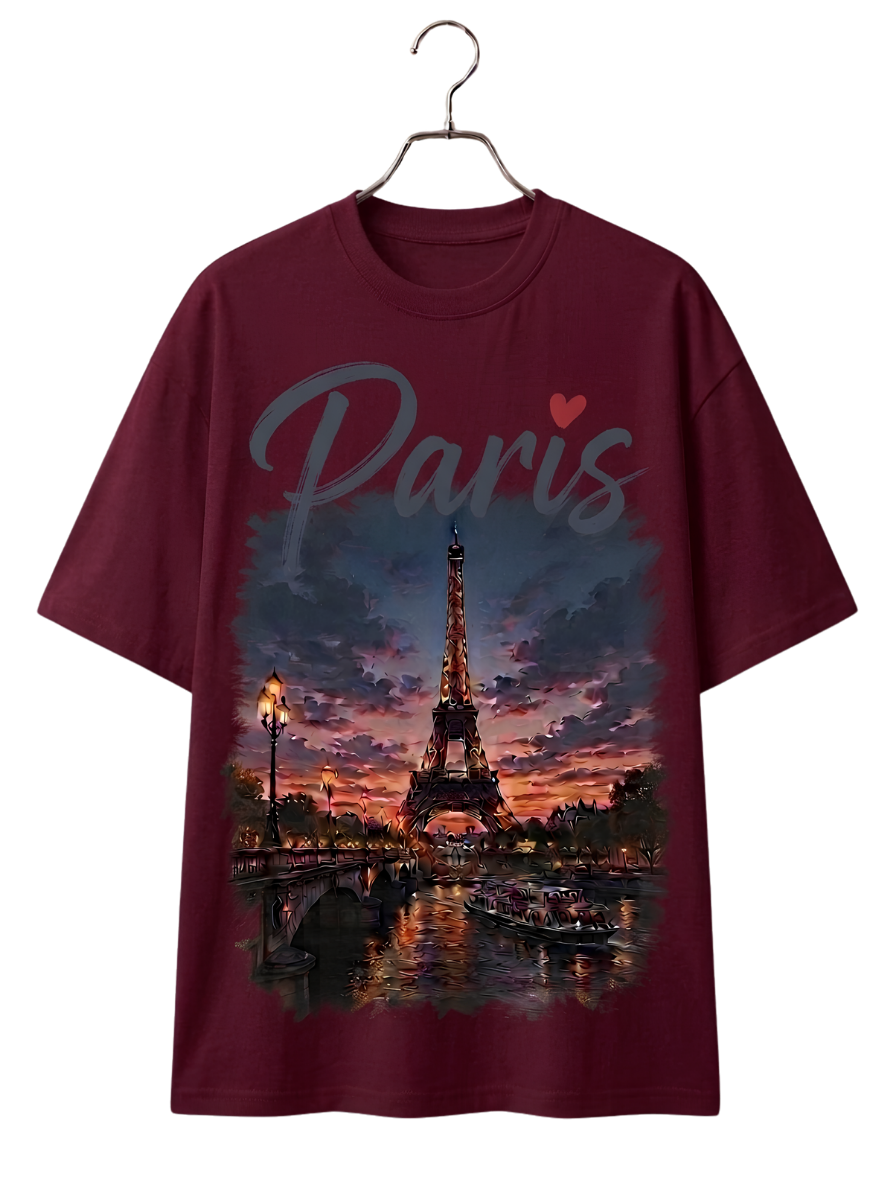 Paris Sunset T‑Shirt
