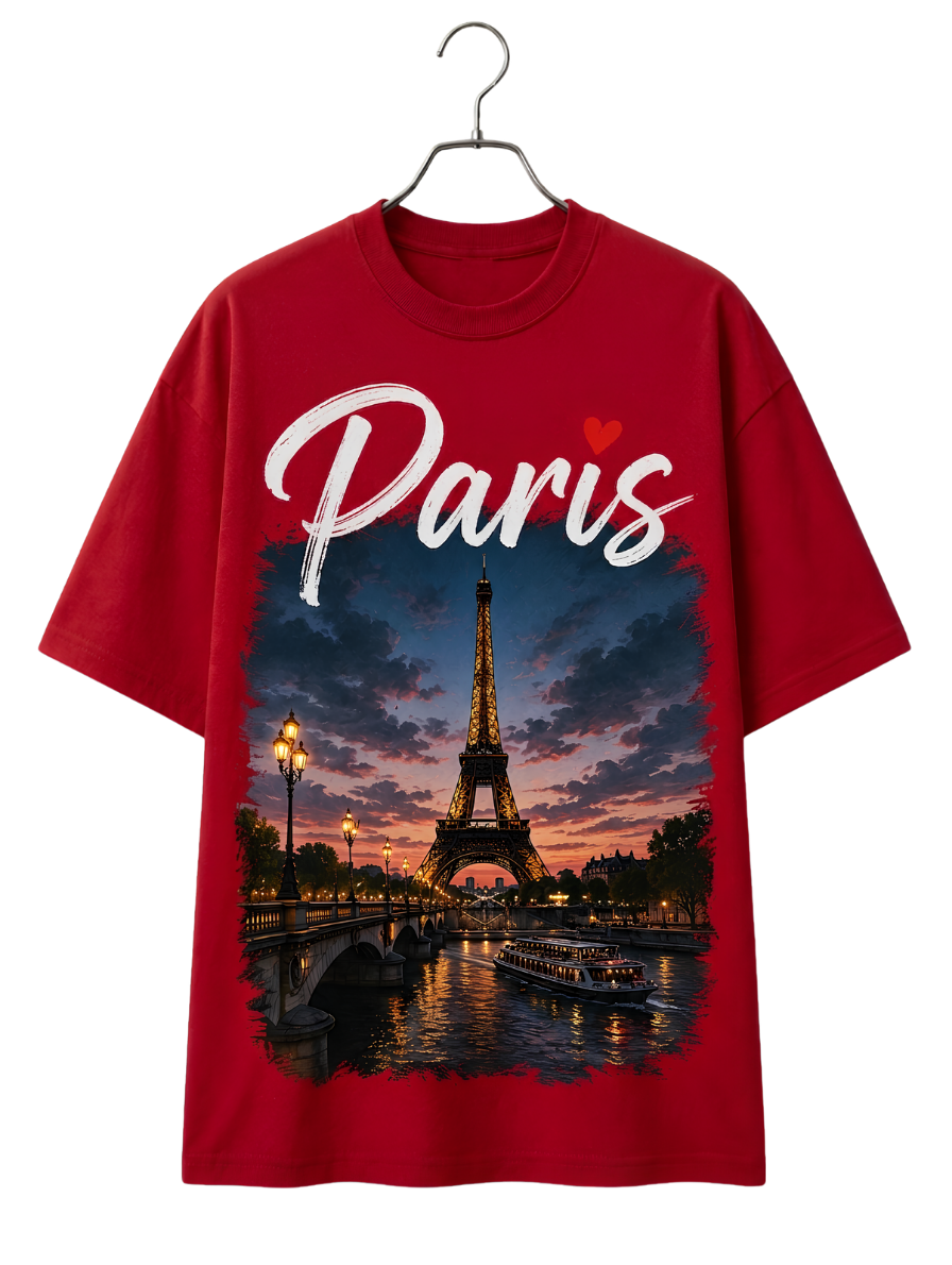 Paris Sunset T‑Shirt