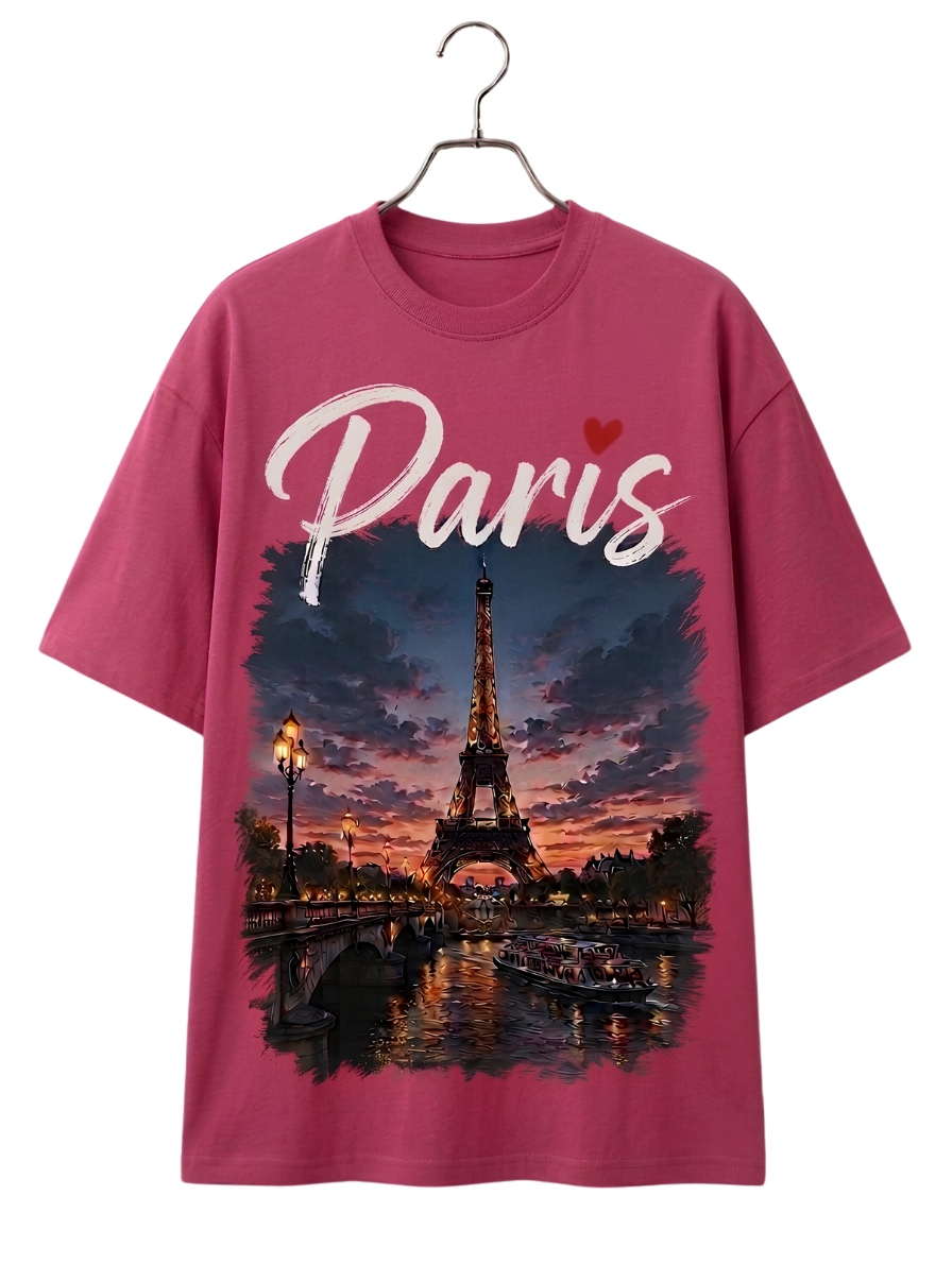 Paris Sunset T‑Shirt