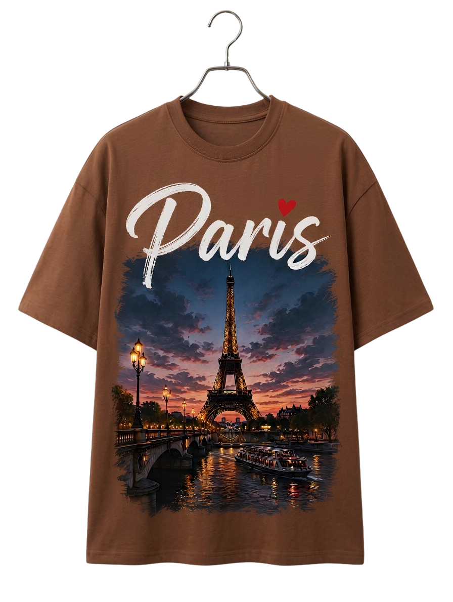 Paris Sunset T‑Shirt