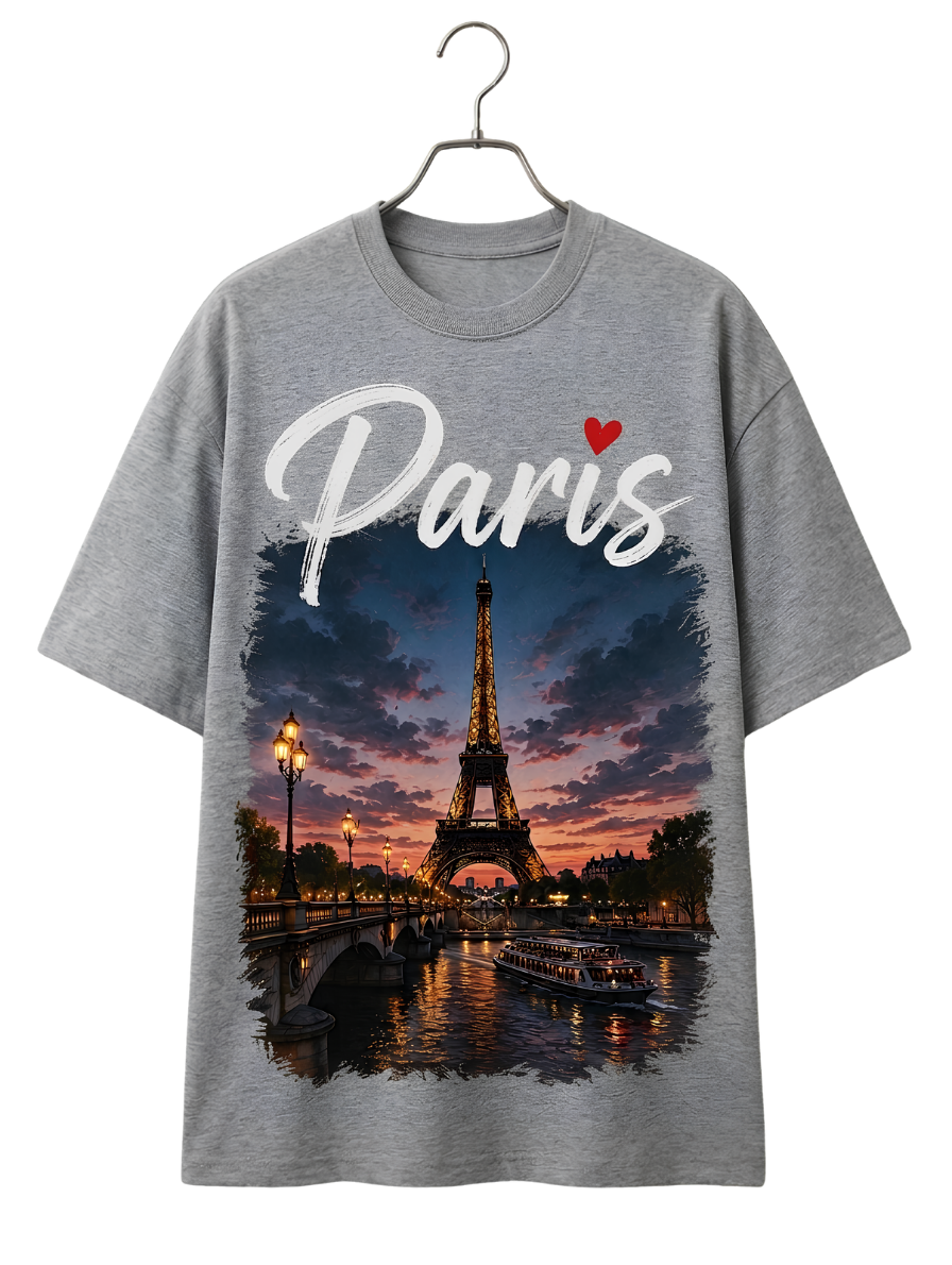 Paris Sunset T‑Shirt