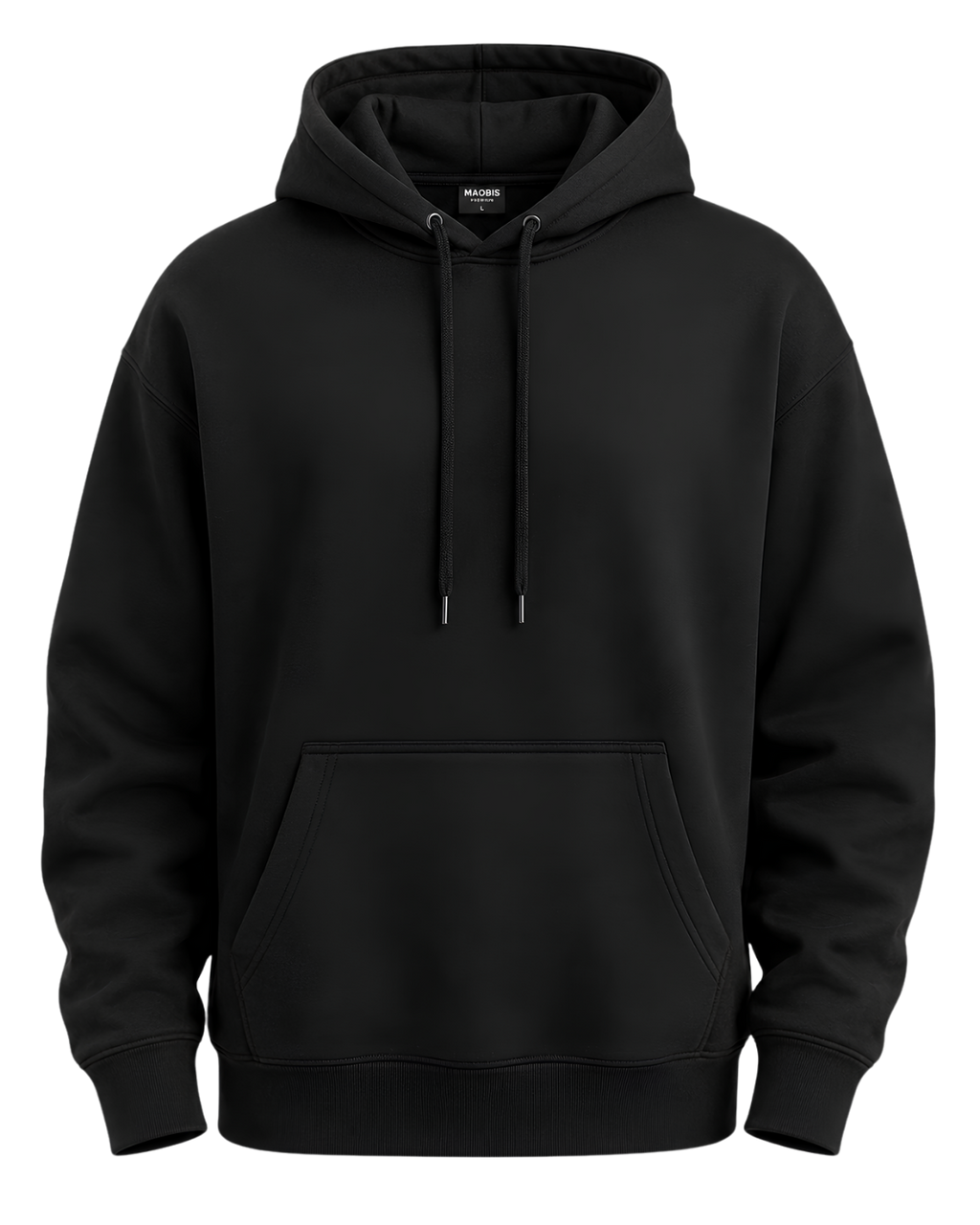 Eco Raglan Hoodie — Minimal Embroidered White Hooded Sweatshirt