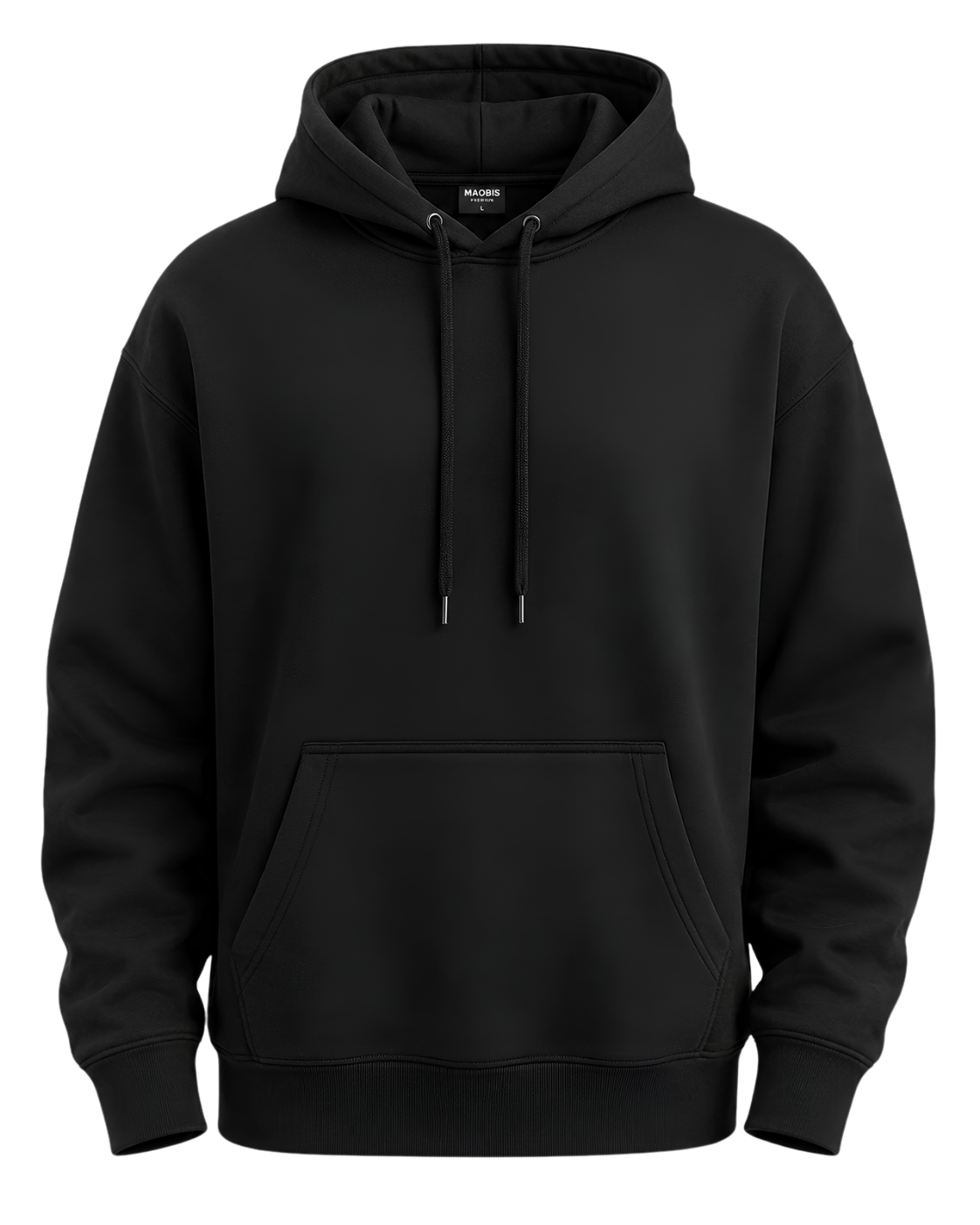 Eco Raglan Hoodie — Minimal Embroidered White Hooded Sweatshirt