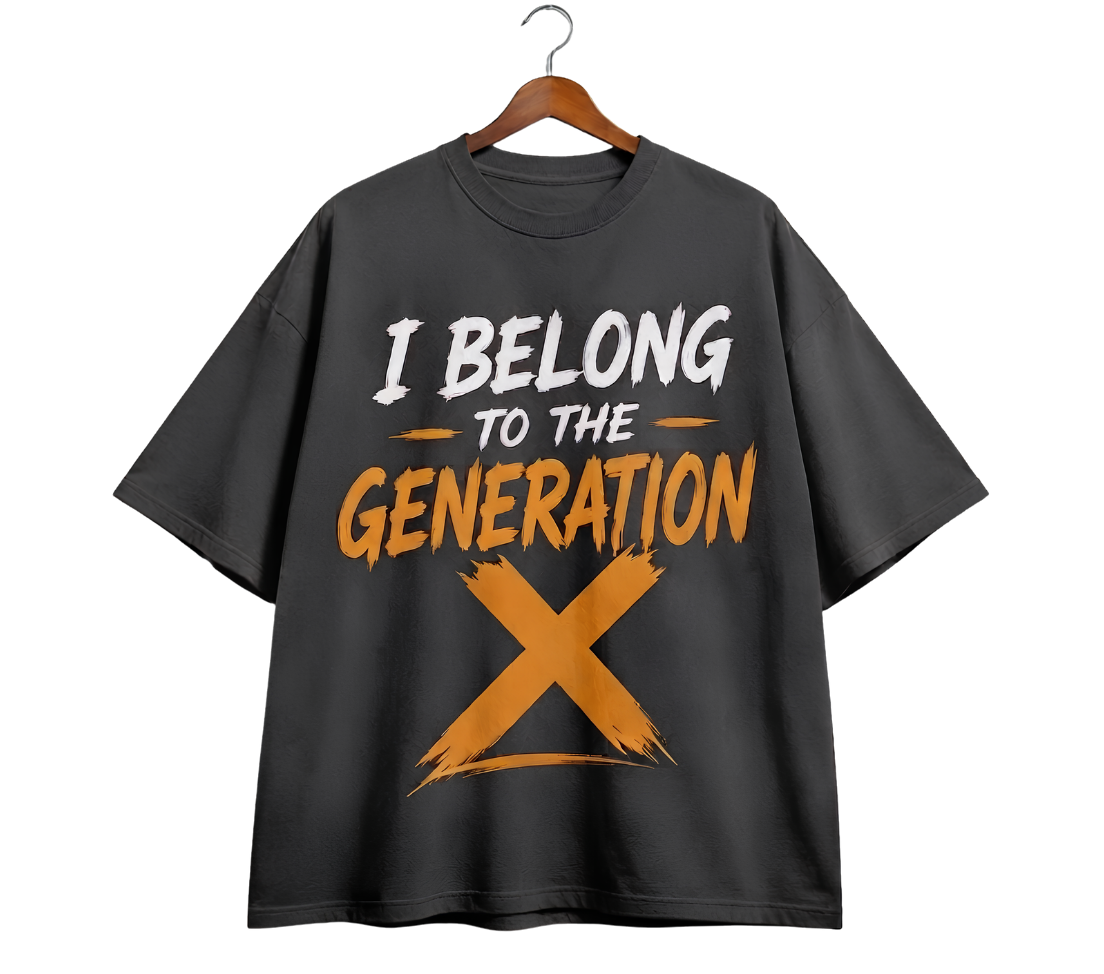 T-Shirt — "I Belong to My Village" Graphic Tee (Mini Back Design)