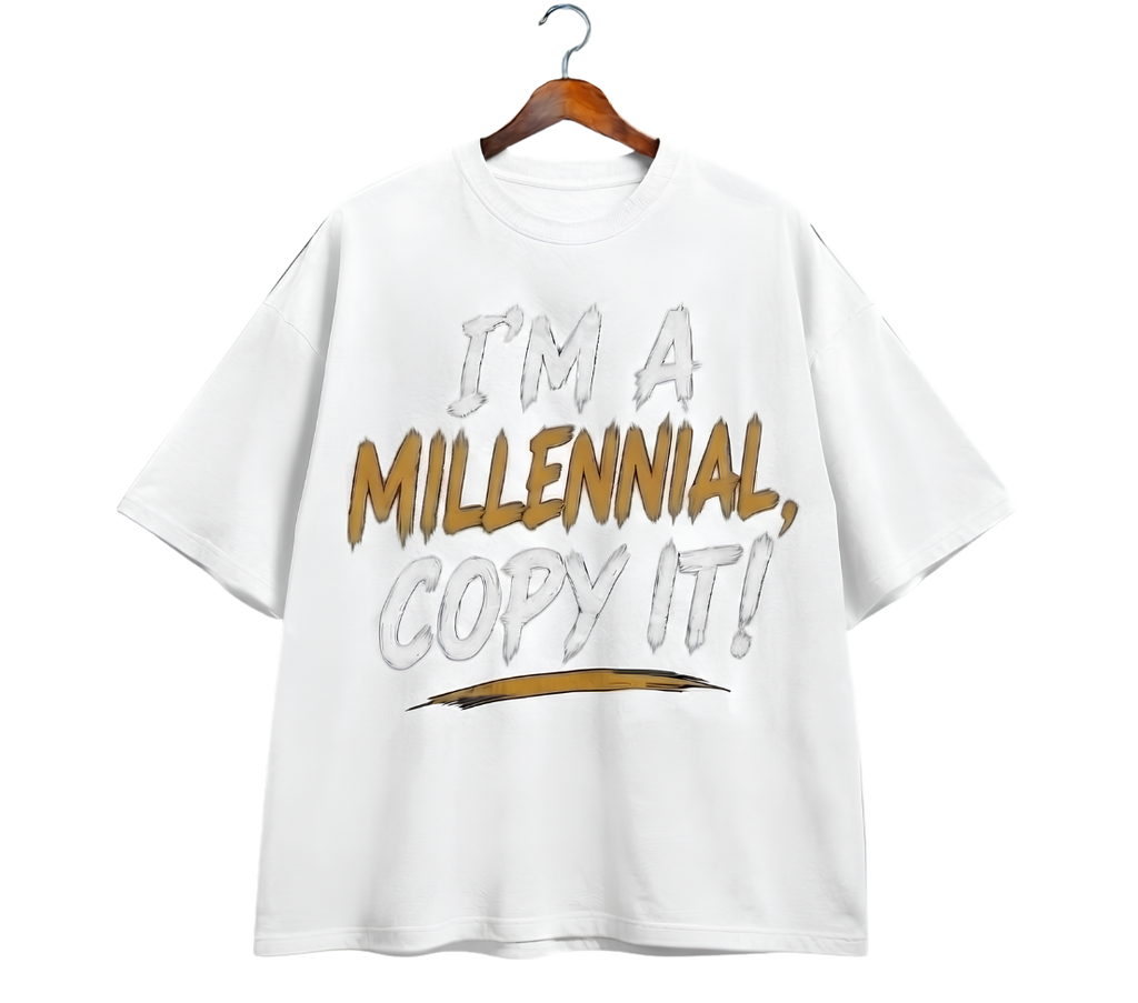 Vintage Hanger 'Millennial' Graphic T-Shirt