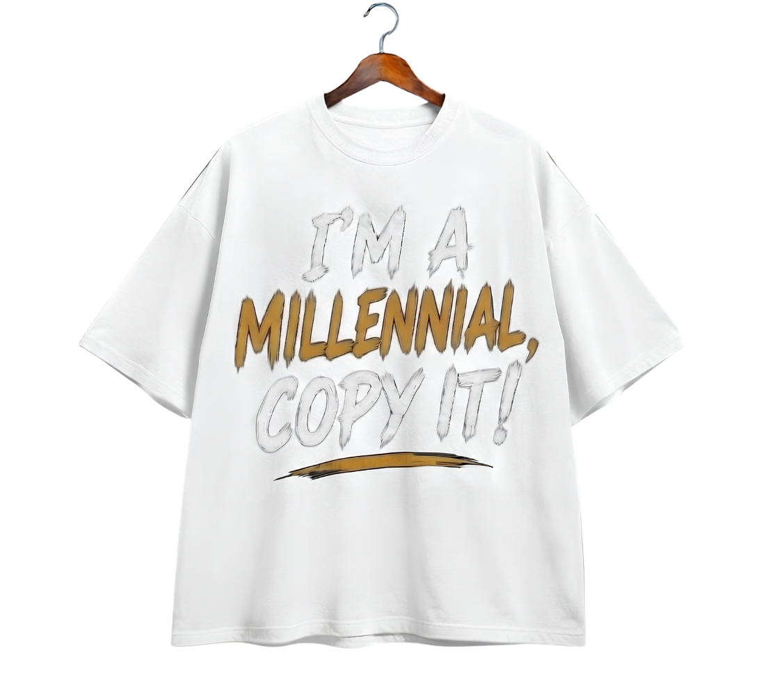 Vintage Hanger 'Millennial' Graphic T-Shirt