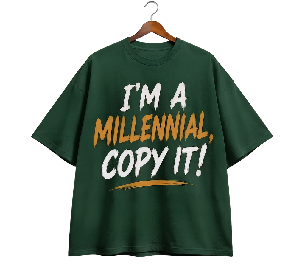 Vintage Hanger 'Millennial' Graphic T-Shirt