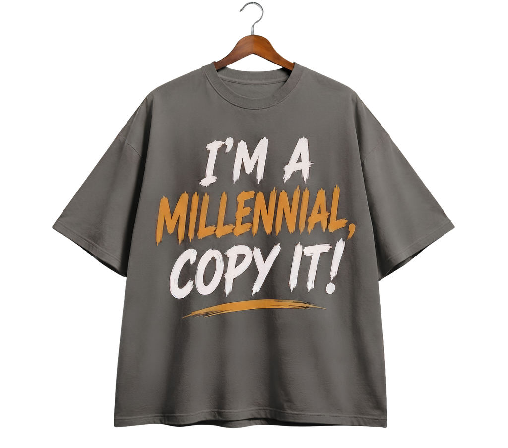 Vintage Hanger 'Millennial' Graphic T-Shirt