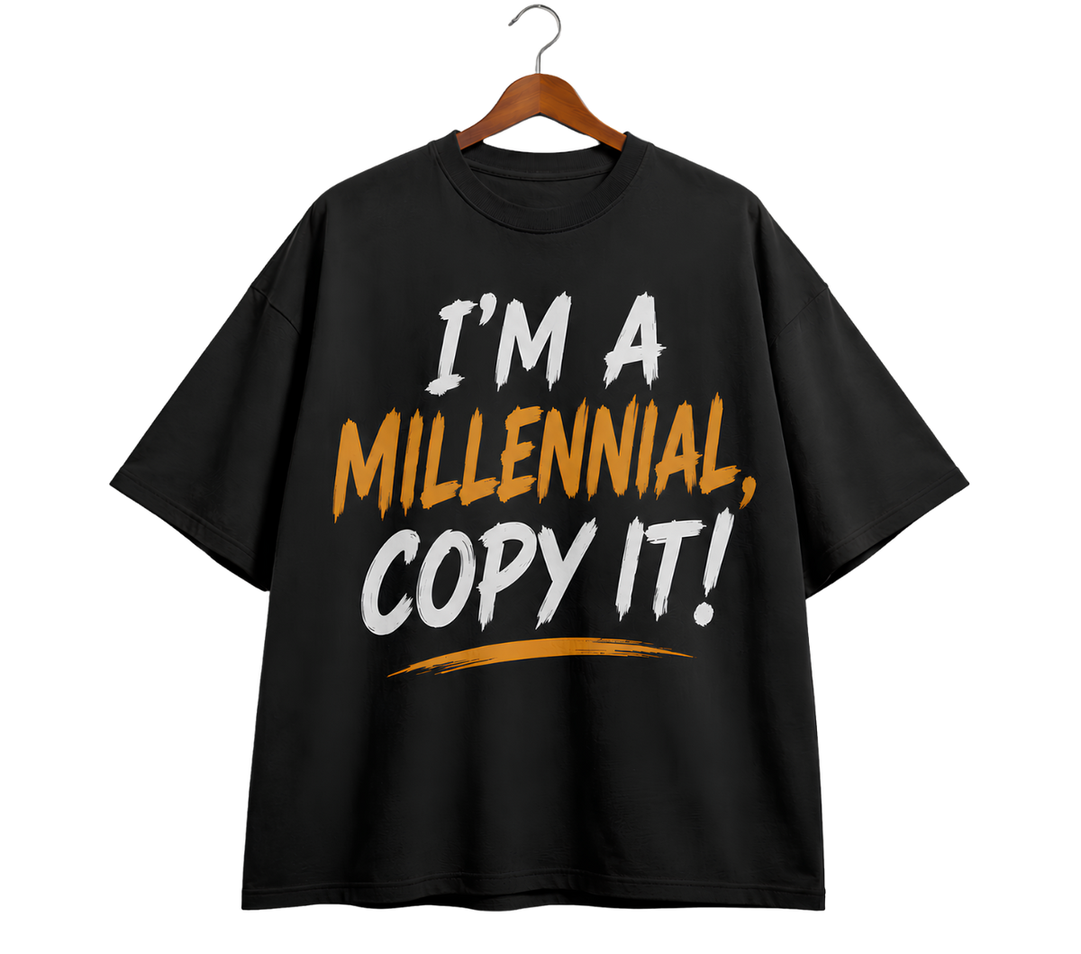 Vintage Hanger 'Millennial' Graphic T-Shirt