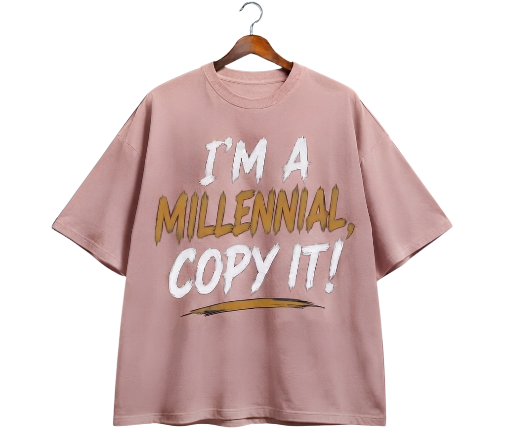 Vintage Hanger 'Millennial' Graphic T-Shirt