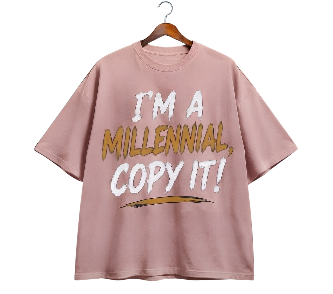 Vintage Hanger 'Millennial' Graphic T-Shirt