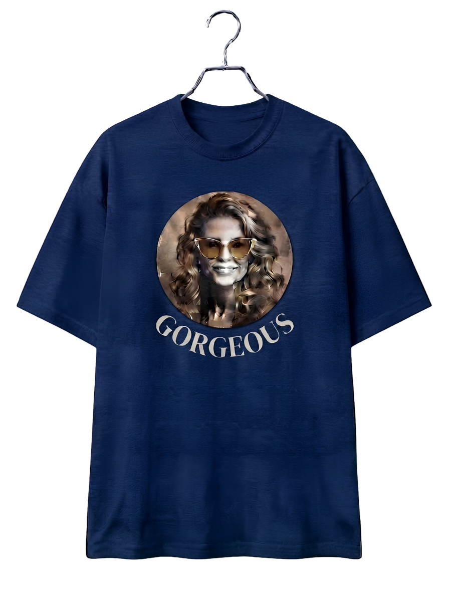 Babes Vintage Moon Hanger Graphic Tee — Minimal Astral Tee Shirt