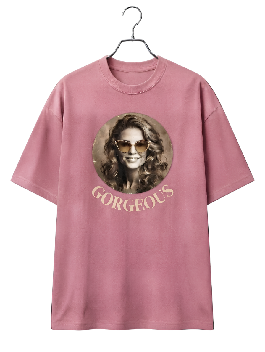 Babes Vintage Moon Hanger Graphic Tee — Minimal Astral Tee Shirt
