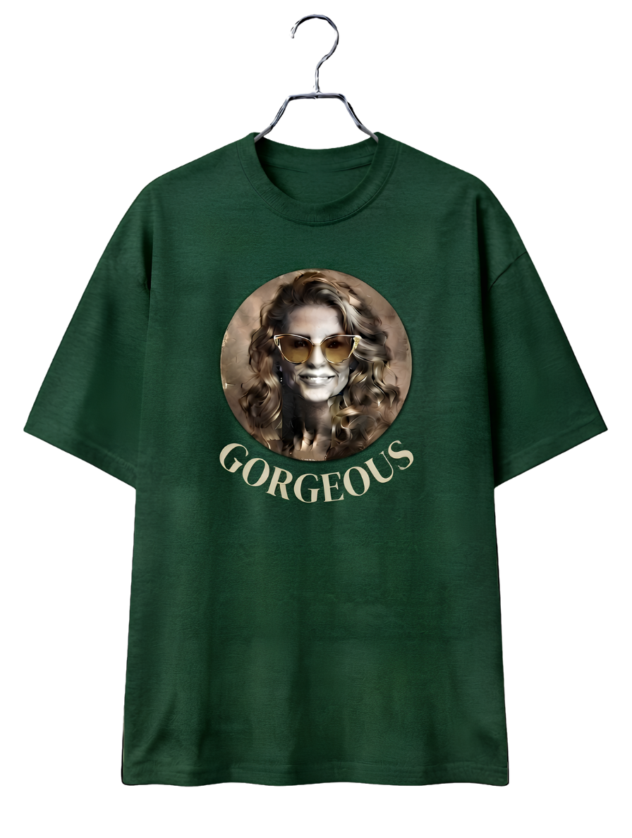 Babes Vintage Moon Hanger Graphic Tee — Minimal Astral Tee Shirt