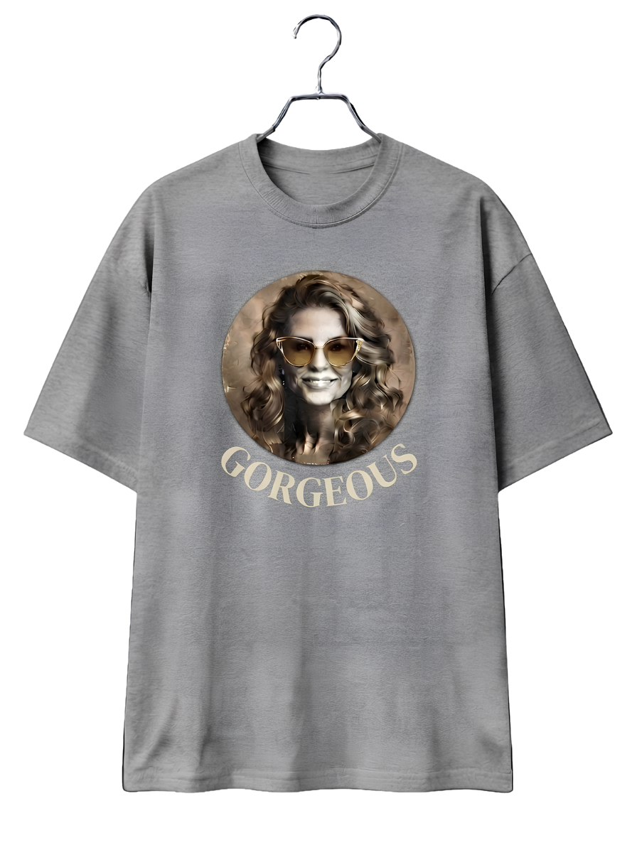 Babes Vintage Moon Hanger Graphic Tee — Minimal Astral Tee Shirt