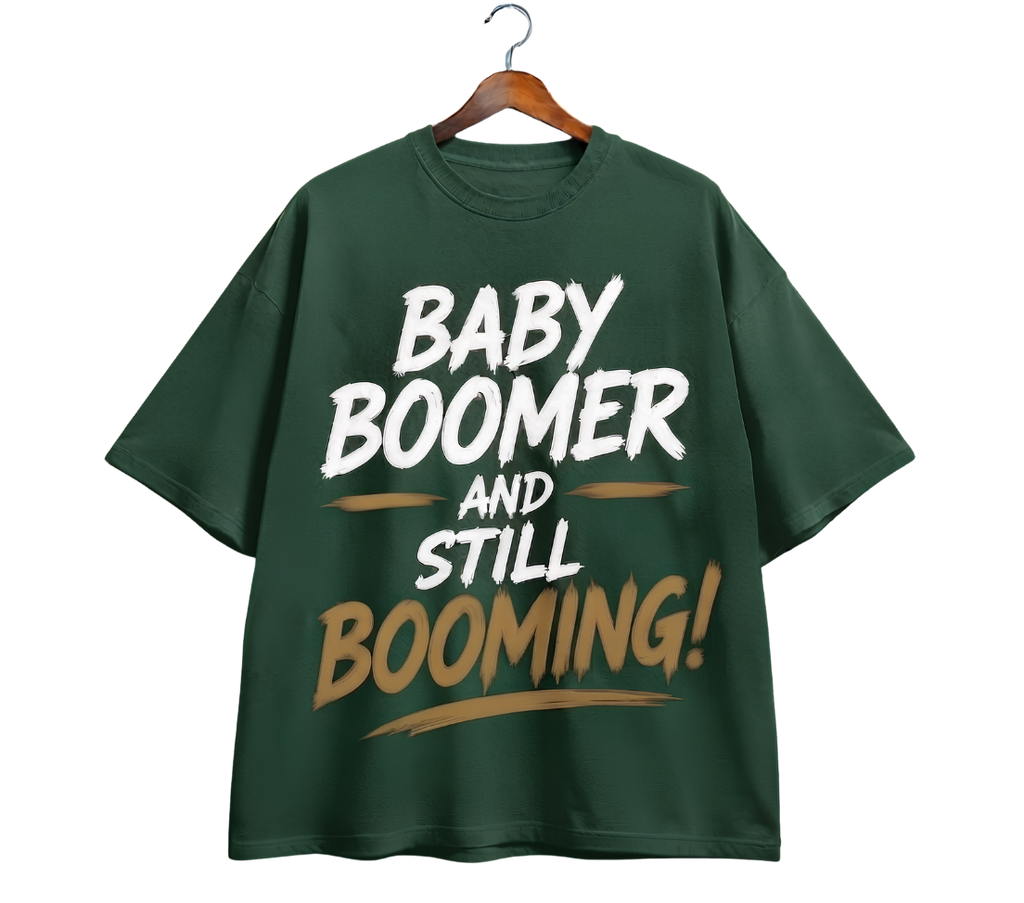 Baby Boomer Tee — Retro 'Baby Boomer Still Rockin'' Vintage Graphic T-Shirt