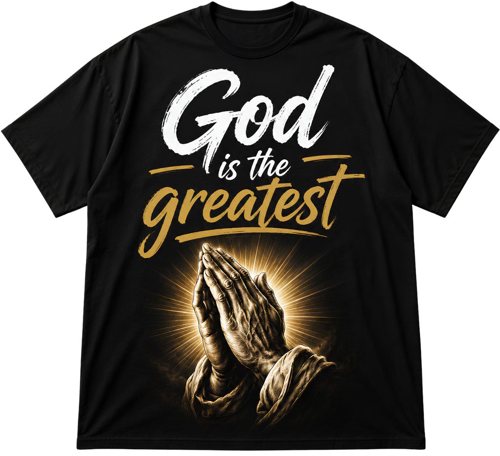 Faith Graphic T-Shirt — "God is the Greatest" Inspirational Christian Tee