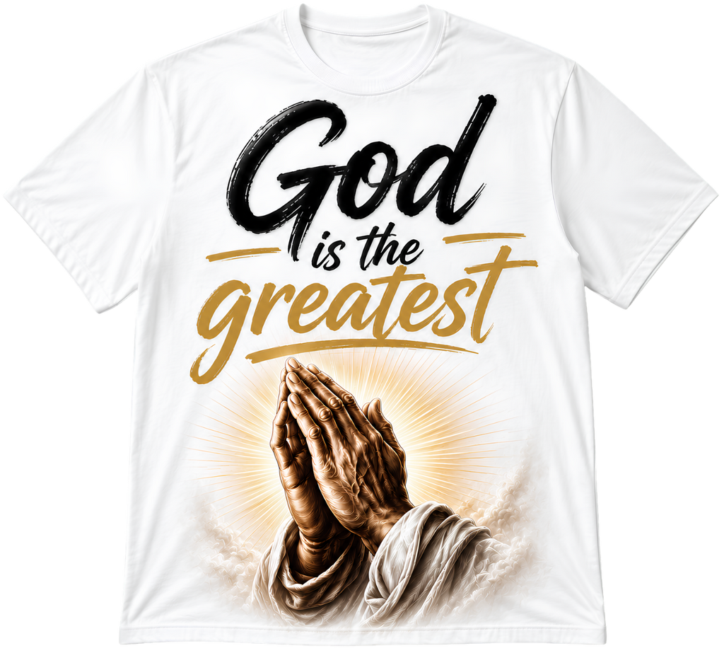 Faith Graphic T-Shirt — "God is the Greatest" Inspirational Christian Tee