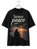 Inner Peace Tee — Meditation Sunset Graphic T-Shirt