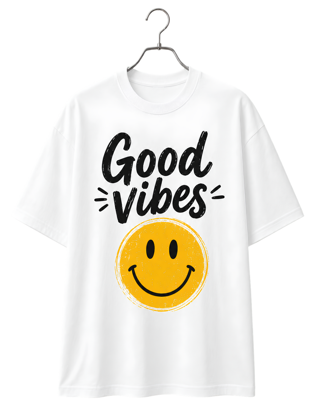 Good Vibes Smiley T-Shirt