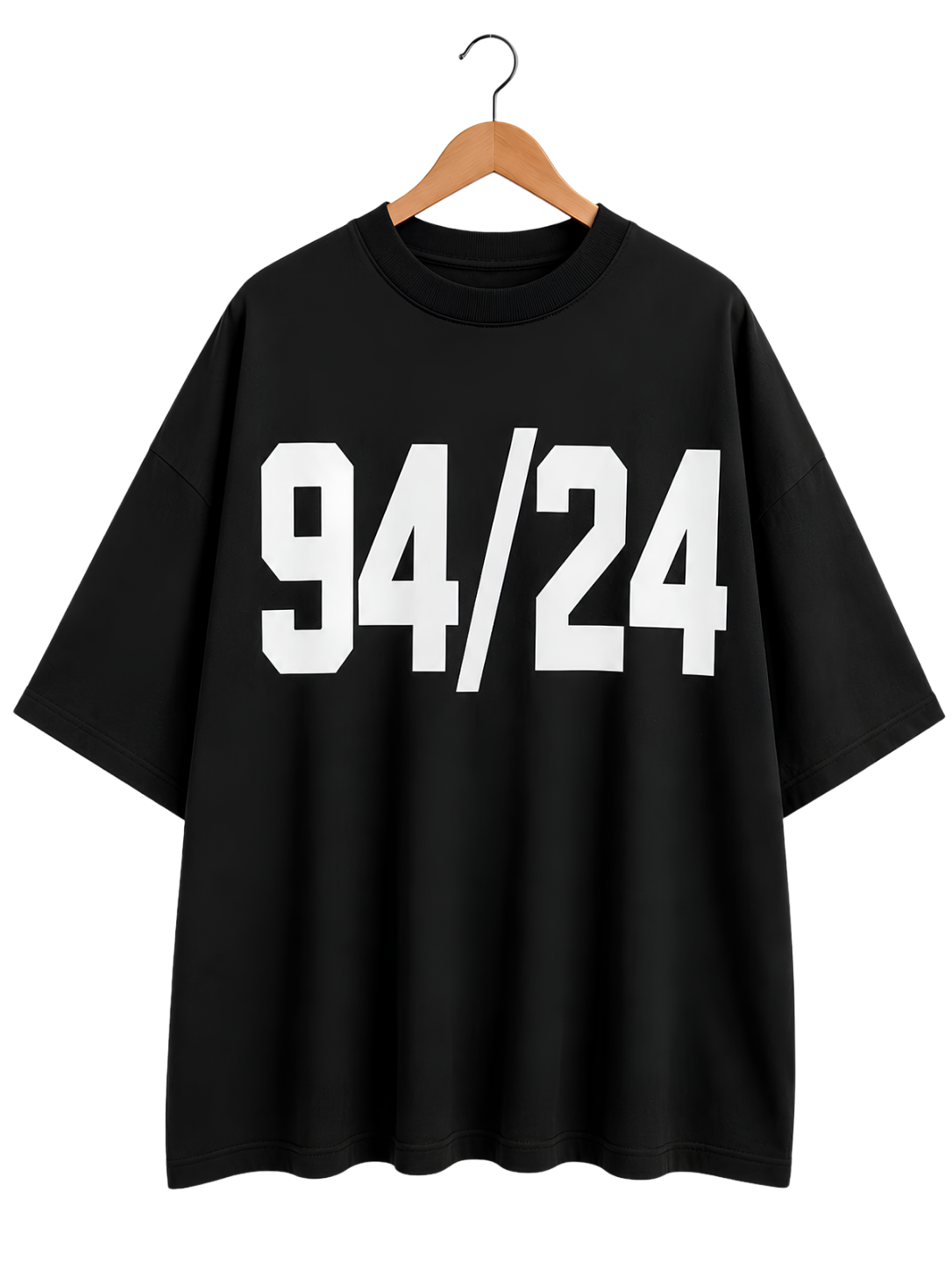 94/24 Striped Jersey Graphic T‑Shirt