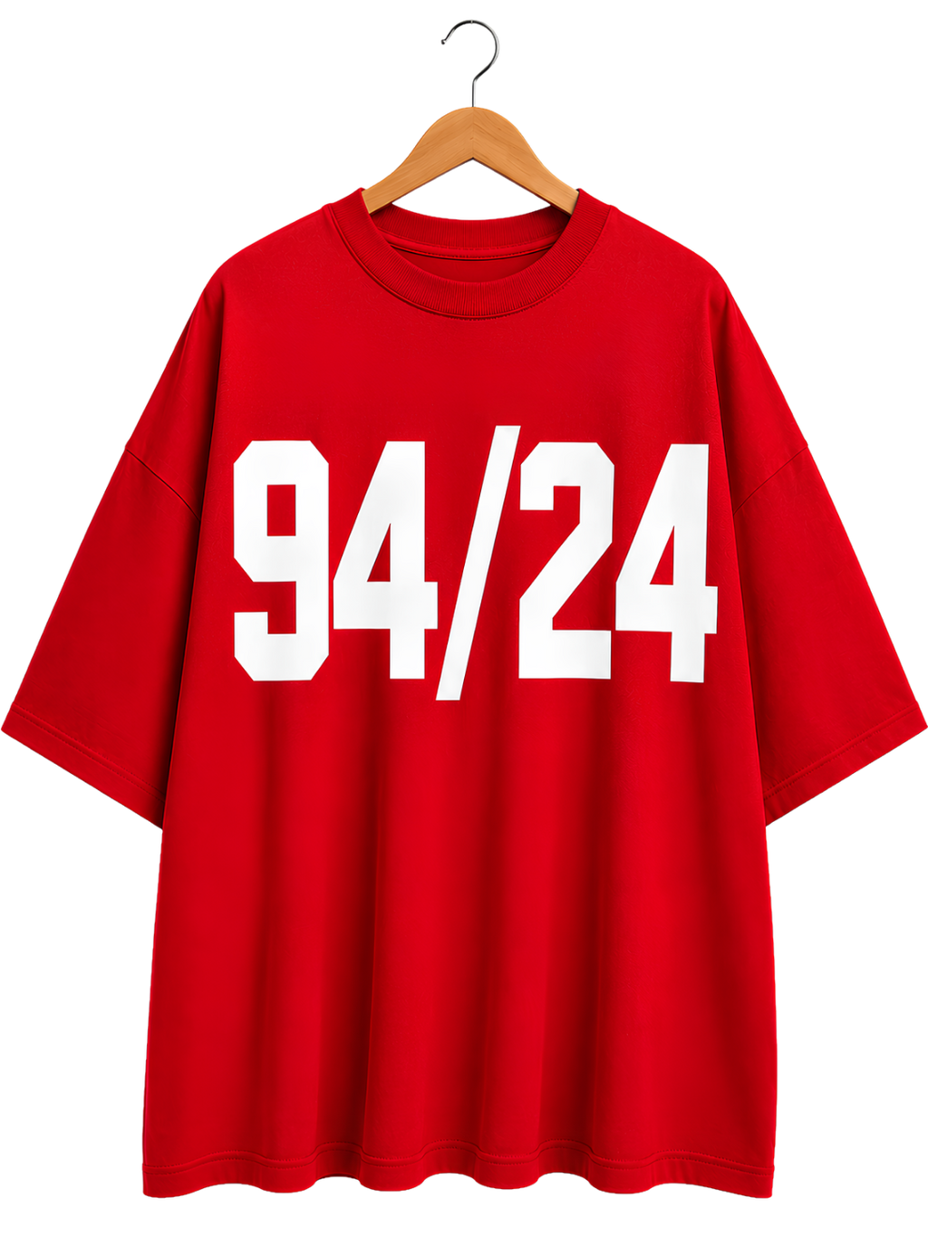 94/24 Striped Jersey Graphic T‑Shirt