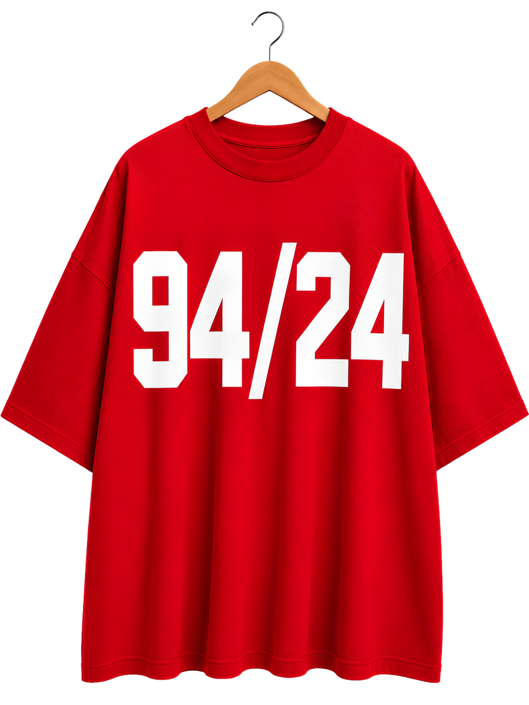 94/24 Striped Jersey Graphic T‑Shirt