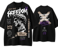 Freedom Graphic Tee — Vintage Skull & Eagle Rock Band Shirt