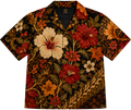 Vintage Floral Hawaiian Camp Shirt — Men’s Tropical Aloha Button-Up
