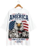 America Eagle Graphic T-Shirt — Patriotic Vintage USA Tee