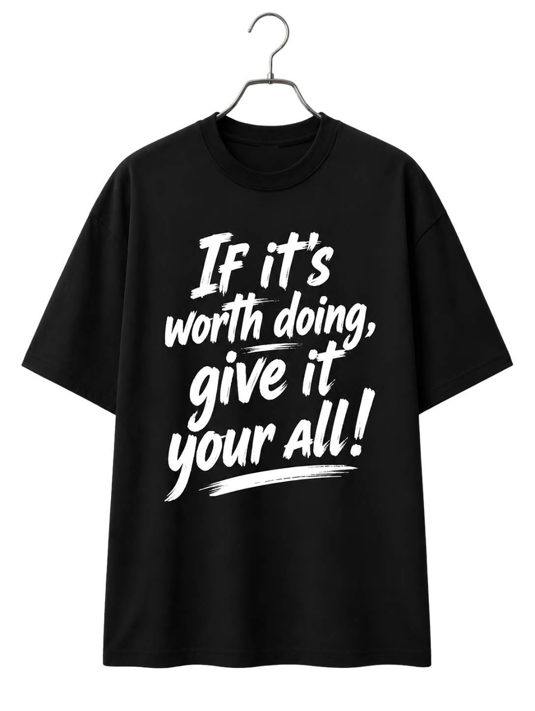 Inspirational Graphic T-Shirt — “Do It With Love or Don’t Do It at All” Motivational Tee